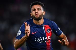 16球，贡萨洛-拉莫斯与姆巴佩并列巴黎队史替补登场进球最多球员