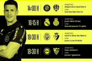 西甲第5轮部分比赛裁判安排：胡安-马丁内斯执法皇马vs西班牙人