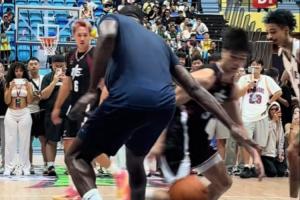 我DPOY白拿的？陈泽文试图穿裆被追梦轻松看穿 抢断+原地垫步暴扣