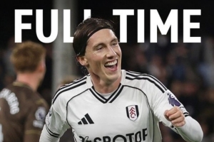 英超富勒姆3-1布伦特福德，伊沃比传射、哈里-威尔逊破门