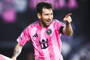 梅西加盟迈阿密以来16场联赛传射，美职联前3个赛季传射场次第2多