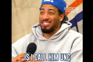 哈利伯顿：库里是个伟大的人 我平时都管他叫他叔叔！