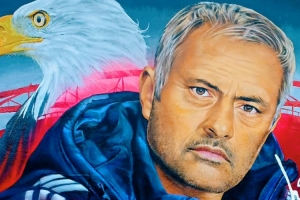 影响力！本菲卡官宣穆帅回归不到一周，里斯本已出现他的新壁画