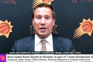 太阳老板谈交易：与KD的合作没有成功 我们得到了五名喜欢的球员