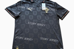 葡萄牙尤西比奥纪念球衣谍照：罕见黑色色调，致敬黑豹