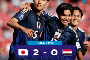 世青赛：日本U20以2-0击败埃及U20，取得开门红