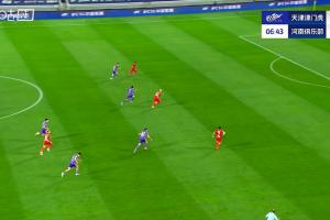 挥霍良机！河南前场三鬼拍门形成准单刀，钟义浩调整后传丢