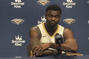 这次来真的！锡安上赛季注册体重129kg 现在瘦到了120kg