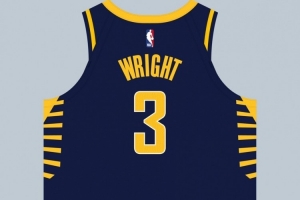 训练营合同！球衣记者：德朗-赖特在步行者穿3号 队史上一位托布