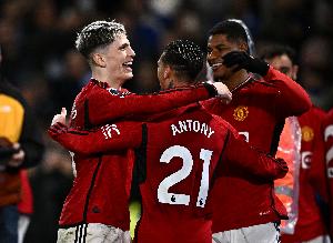 都很好曼联赢球，拉什福德霍伊伦进球奥纳纳零封加纳乔险造点