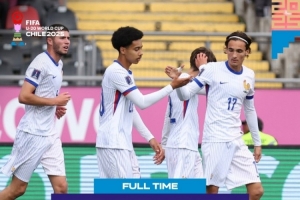 世青赛法国6-0大胜新喀里多尼亚，排名小组第三晋级16强