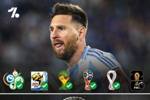 如果梅罗都能出战2026世界杯，将成史上首批六次参加世界杯的球员