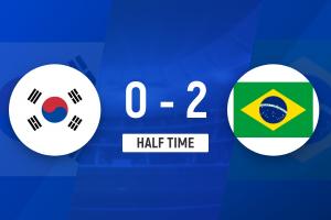 半场-巴西暂2-0韩国 埃斯特旺、罗德里戈破门吉马良斯手术刀助攻