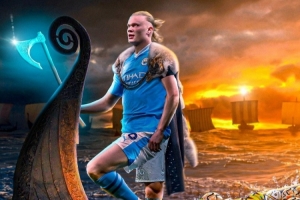 第27次戴帽哈兰德国家队+俱乐部生涯帽子戏法总数已达27次