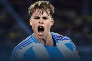 阿根廷时隔18年再次进入世青赛决赛，上次决赛阿圭罗破门夺冠