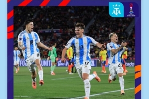 梅西祝贺阿根廷U20：恭喜进入世青赛决赛！西尔维蒂真棒！