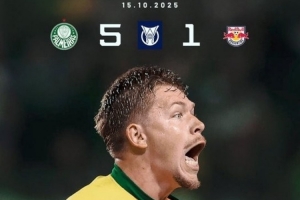 罗克双响！帕尔梅拉斯豪取4连胜，继续领跑巴甲积分榜