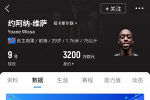 5500万镑新援1场没踢！29岁维萨伤及后十字韧带 复出又将迎非洲杯