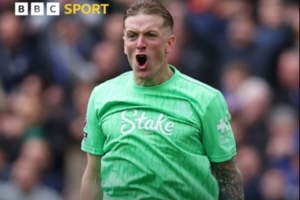 加盟埃弗顿以来，皮克福德在英超共900次扑救同期最高