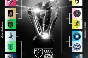 美职联季后赛首轮对阵：迈阿密vs纳什维尔、温哥华白浪vs达拉斯