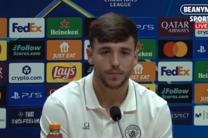 尼科-冈萨雷斯：来曼城和瓜帅共事是梦想成真 偶像是布斯克茨