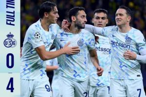 知耻后勇国米2连败后豪取7连胜，欧冠3连胜进9球0丢球