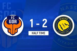 半场-利雅得胜利暂客场2-1果阿 C罗缺阵，安吉洛、卡马拉破门