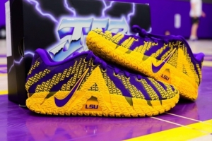 名校就是福利多！路易斯安那州立校队晒球队配色的莫兰特PE！