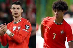 前队友：C罗生涯至少还有两大目标：1000球+与迷你罗同场竞技