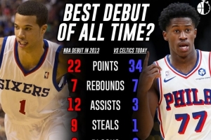 埃奇库姆34+7+3&迈卡威22+7+12+9！谁的首秀更惊艳？