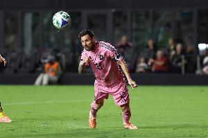 半场-迈阿密暂1-0纳什维尔 梅西头球破门+生涯890球苏牙助攻