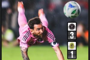 进球+2助攻+0⏫梅西双响但无缘400助里程碑，生涯暂891球399助