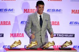 十年前C罗联赛35场48球斩欧洲金靴，皇马队史一共3位欧洲金靴得主